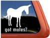 Mule Window Decal