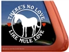 Mule Window Decal