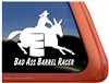 Mule Barrel Racer Window Decal