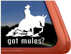 Mule Reiner Window Decal