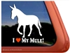 Mule Gaited Window Decal