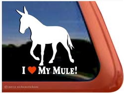 Mule Gaited Window Decal