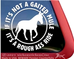 Mule Gaited Window Decal