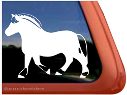 Custom Norwegian Fjord Horse Trailer Car Truck RV Window Decal Sticker