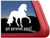 Peruvian Paso Vinyl Decal