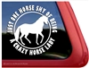 Paso Fino Horse Trailer Window Decal