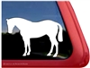 Quarter Horse Trailer Window Decal