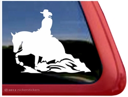 Horse Reiner Horse Trailer Window Decal