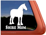 Shire Horse Trailer Window Decal