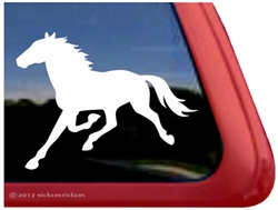 Custom Standardbred Horse Trailer Car Truck RV Window Decal Sticker