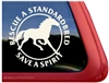 Standardbred Rescue Horse Trailer Car Truck RV Window Decal Sticker