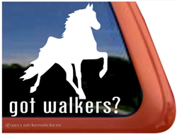 Tennessee Walker Horse Trailer Window Decal