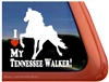 Tennessee Walker Horse Trailer Window Decal