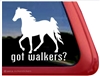 Tennessee Walker Horse Trailer Window Decal