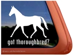 Thoroughbred Window Decal