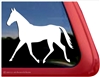 Custom Thoroughbred Horse Trailer Car Truck RV Window Decal Sticker