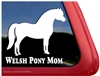 Welsh Pony Horse Trailer Window Decal