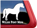 Welsh Pony Horse Trailer Window Decal