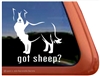 Got Sheep? Border Collie Dog Car Truck RV Window Decal Sticker