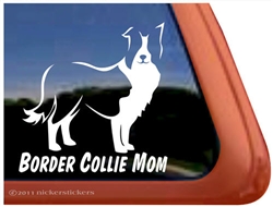 Border Collie Mom Dog Car Truck RV Window Decal Sticker