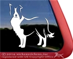 Custom Border Collie Dog Window Decal