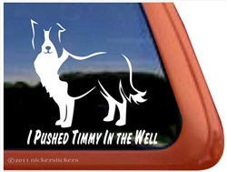 Border Collie Window Decal