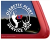 Border Collie Service Dog Window Decal