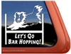 Sheltie Agility Dog Window Decal