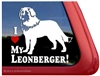 I Love My Leonberger Dog iPad Car Truck Window Decal Sticker