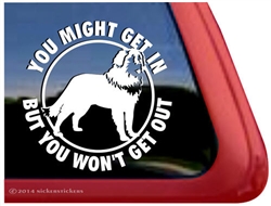 Leonberger Guard Dog Dog iPad Car Truck Window Decal Sticker