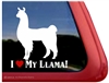 Llama Window Decal