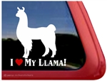 Llama Window Decal