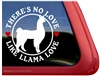 Llama Window Decal