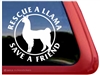 Llama Window Decal