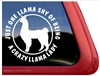 Llama Window Decal