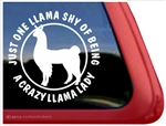 Llama Window Decal