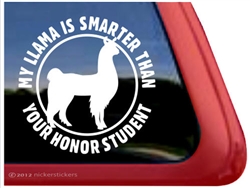 Llama Window Decal