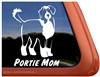 Portuguese Water Dog Window Decal