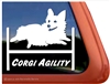 Pembroke Corgi Agility Dog Window Decal
