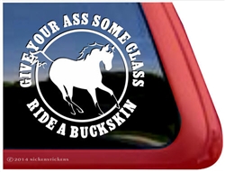 Quarter Horse Buckskin Car Truck RV Window Decal Sticker