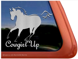 Dun Horse Window Decal