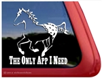 Appaloosa Window Decal