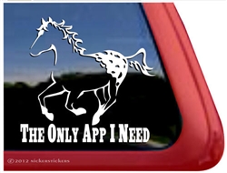 Appaloosa Window Decal