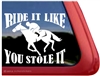 Thoroughbred Window Decal