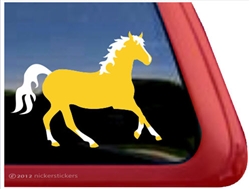 Custom Palomino Horse Trailer Car Truck RV Window Decal Sticker