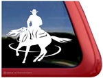 Horse Reiner Horse Trailer Window Decal