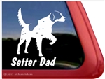 English Setter Window Decal