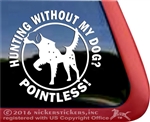 English Setter Gun Dog Window Decal Sticker