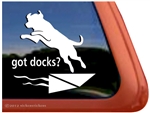 Got Docks Dock Dog Labrador Retriever iPad Car Truck Window Decal Sticker