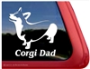 Corgi Window Decal